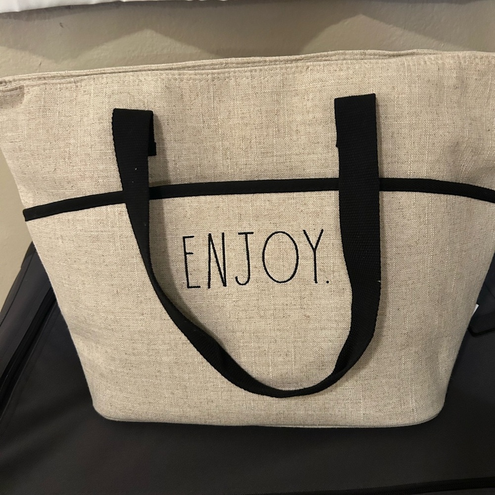 Rae Dunn Cooler Bag 'Enjoy'